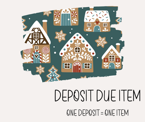 Pick A Style | Gingerbread Houses | Deposit Due