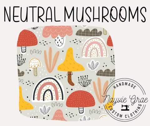 Neutral Mushrooms Sweatshirt/Hoodie